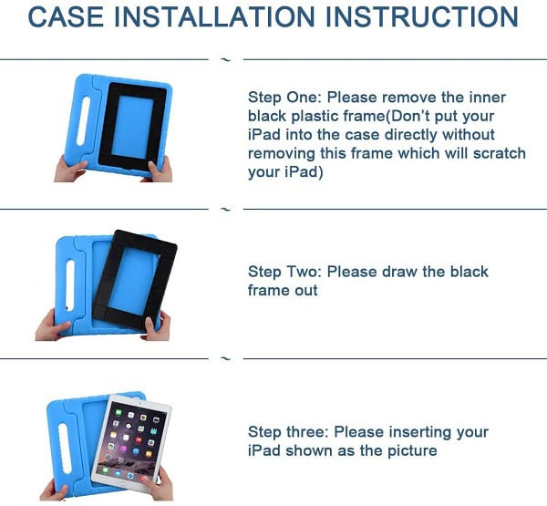 iPad Air 1 Kids Shockproof Kickstand Case iPad Air 1 Kids Shockproof Kickstand Case
